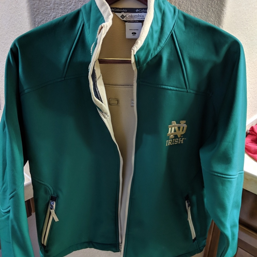 Mens Columbia Notre Dame Jacket